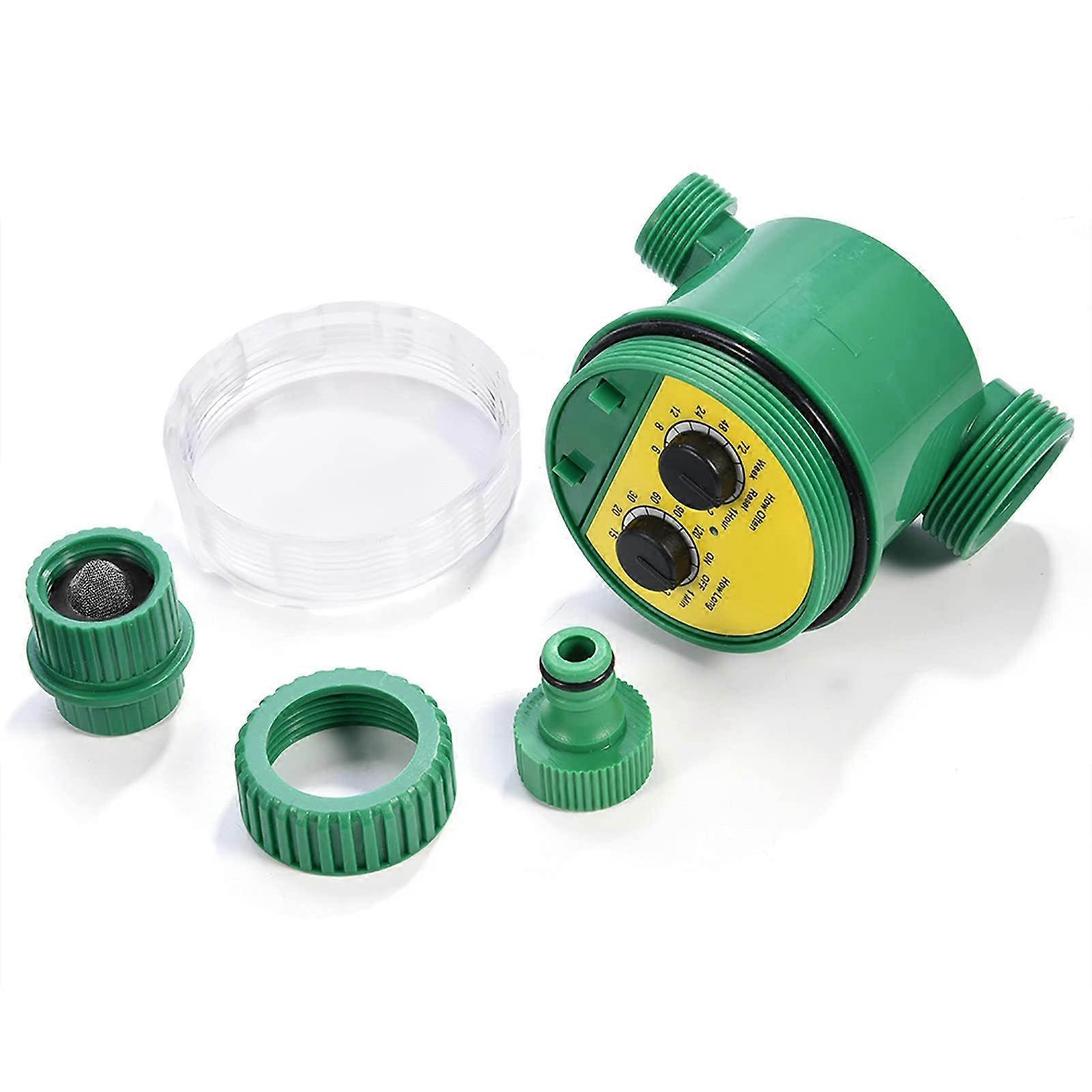 Two Dial Automatic Watering Timer with Dual Dial Precision Control and 16Program Smart Garden Irrigation