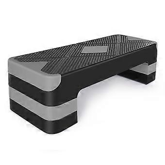 Aerobic Step platform, Steppers for Exercise 3 Levels, Adjustable Height 10.16cm-15.24cm-20.32cm Fitness Stepper for Home & Office Convenient Storage,