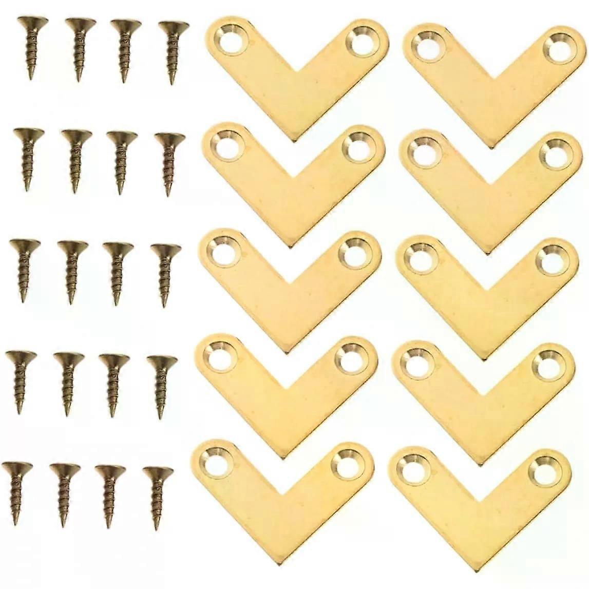 Right Angle Corner Brackets 10pcs for Picture Frames