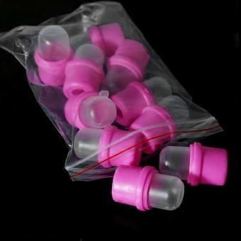 10pcs Acetone Resistant Nail Soaker Caps for Gel Removal, Reusable DualHand Soak Off Clips for Acrylic Nails