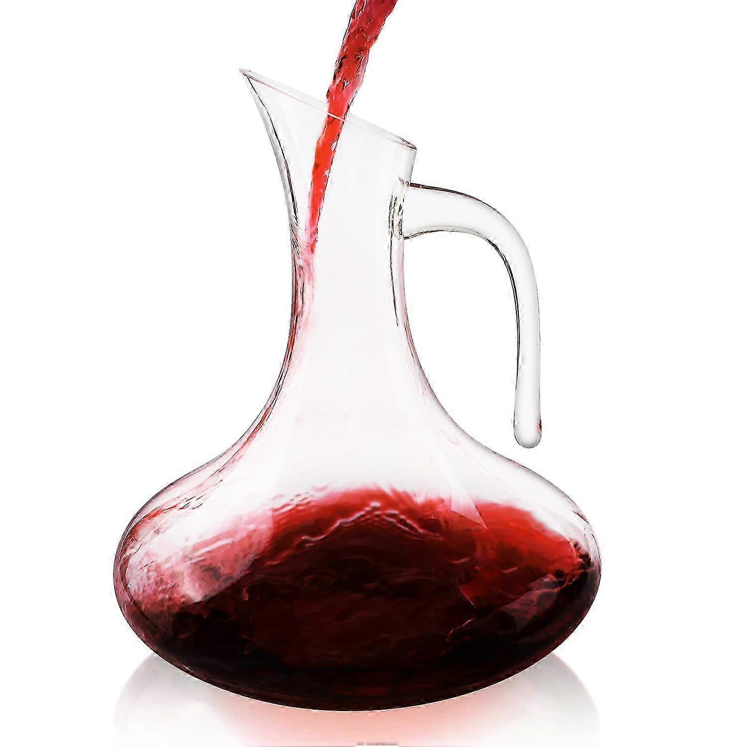 Lead-Crystal Hand-Blown Decanter