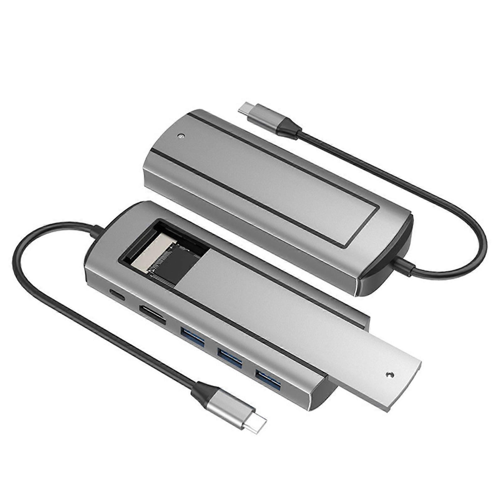 4K Metal Dock With M.2 SSD Support