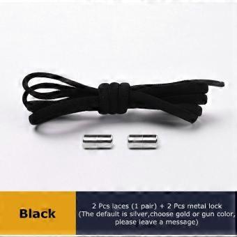 Nr. 8: Halbmondförmige, elastische Schnürsenkel ohne Knoten. Geeignet für Sportschuhe. Mit Metallverschluss. Bequeme, einfache Schnürsenkel für Kinder und Erwachsene. Einheitsgröße, passend für die meisten Schuhe.