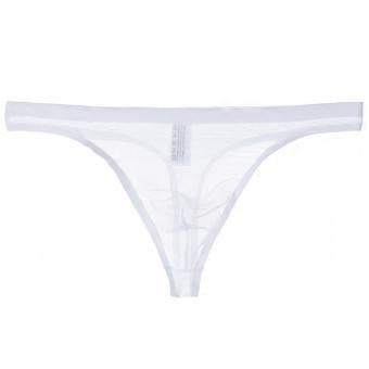 Mens G String See Through Mesh Slim Fit Transparent Thin Anti Septic Low Underpants Waist