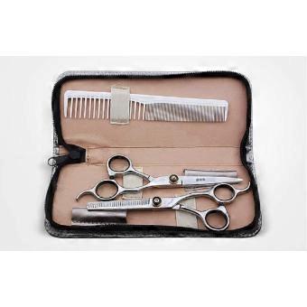 6 Inch Professional Hair Thinning Scissors 4CR Stainless Steel Convex Edge Ergonomic Handle for Salon and Home Use