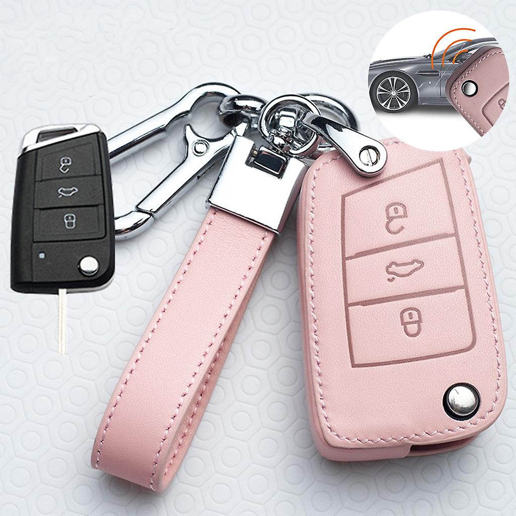Leather Car for Key for Case Protector Remote for Key Fob Cover Suitable for Veh