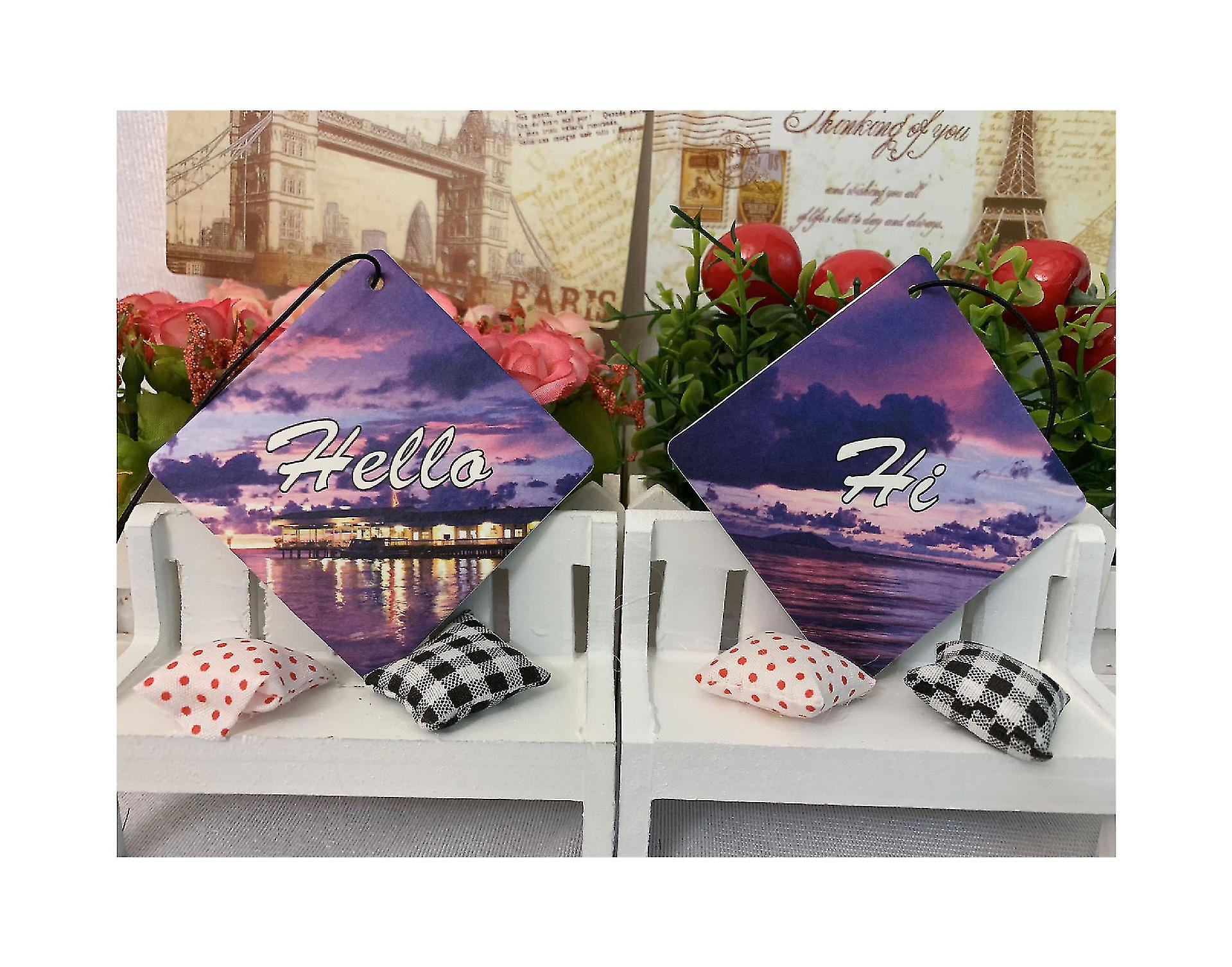 3pcs Auto Lufterfrischer Auto Aromatherapie Anhänger