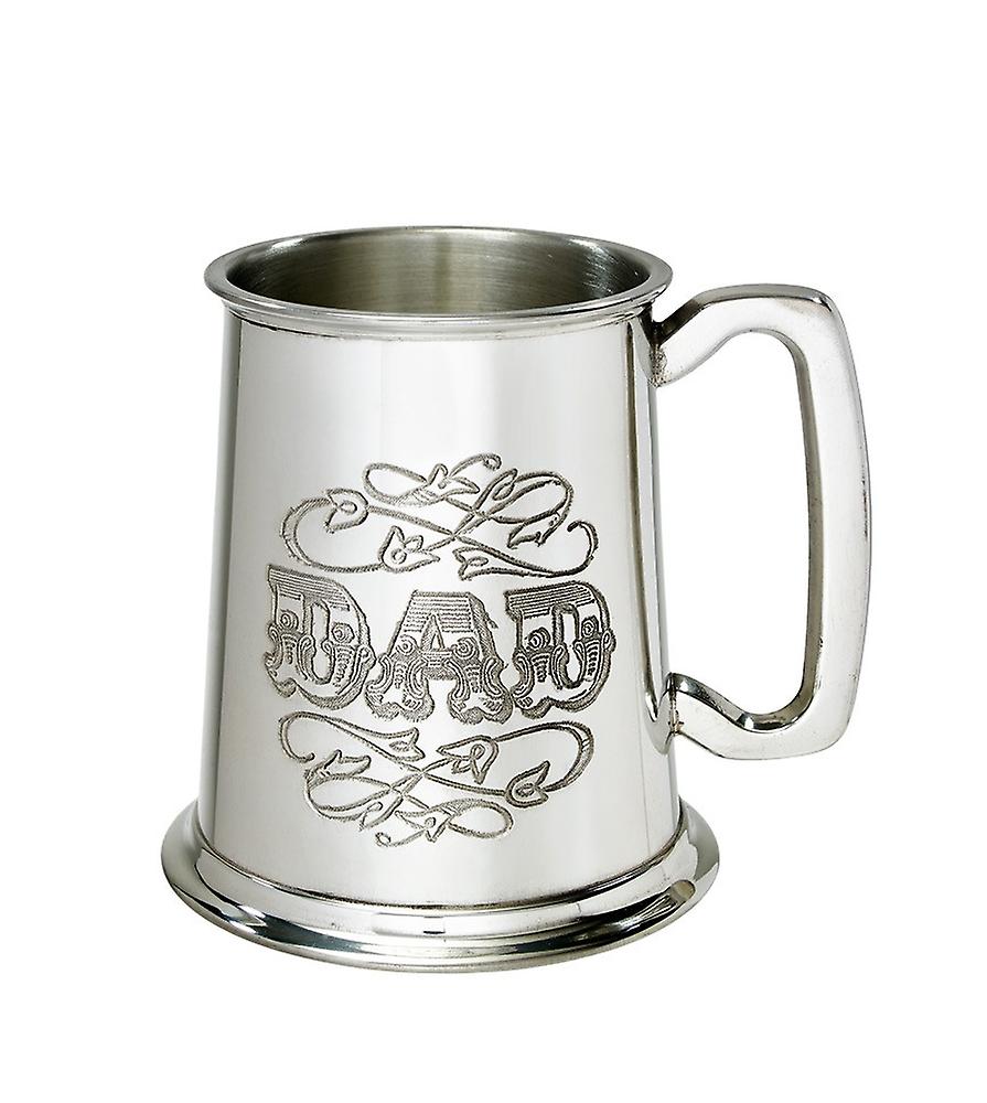 Dad 1 Pint Pewter Tankard