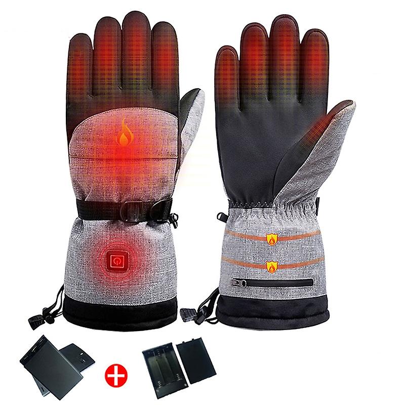 Electric Thermal Gloves,Specification: With Battery Box With Battery Box