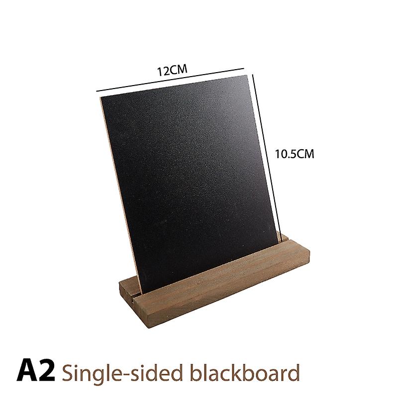 Message Board Display Schild Holz Basis Preisschild Schwarze Kreidetafeln Memo Bar