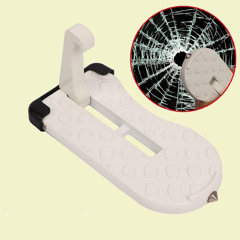 Foldable Car Roof Rack Step Car Door Step Multifunction Universal Latch Hook Auxiliary Foot Pedal Aluminium Alloy Safety Hammer
