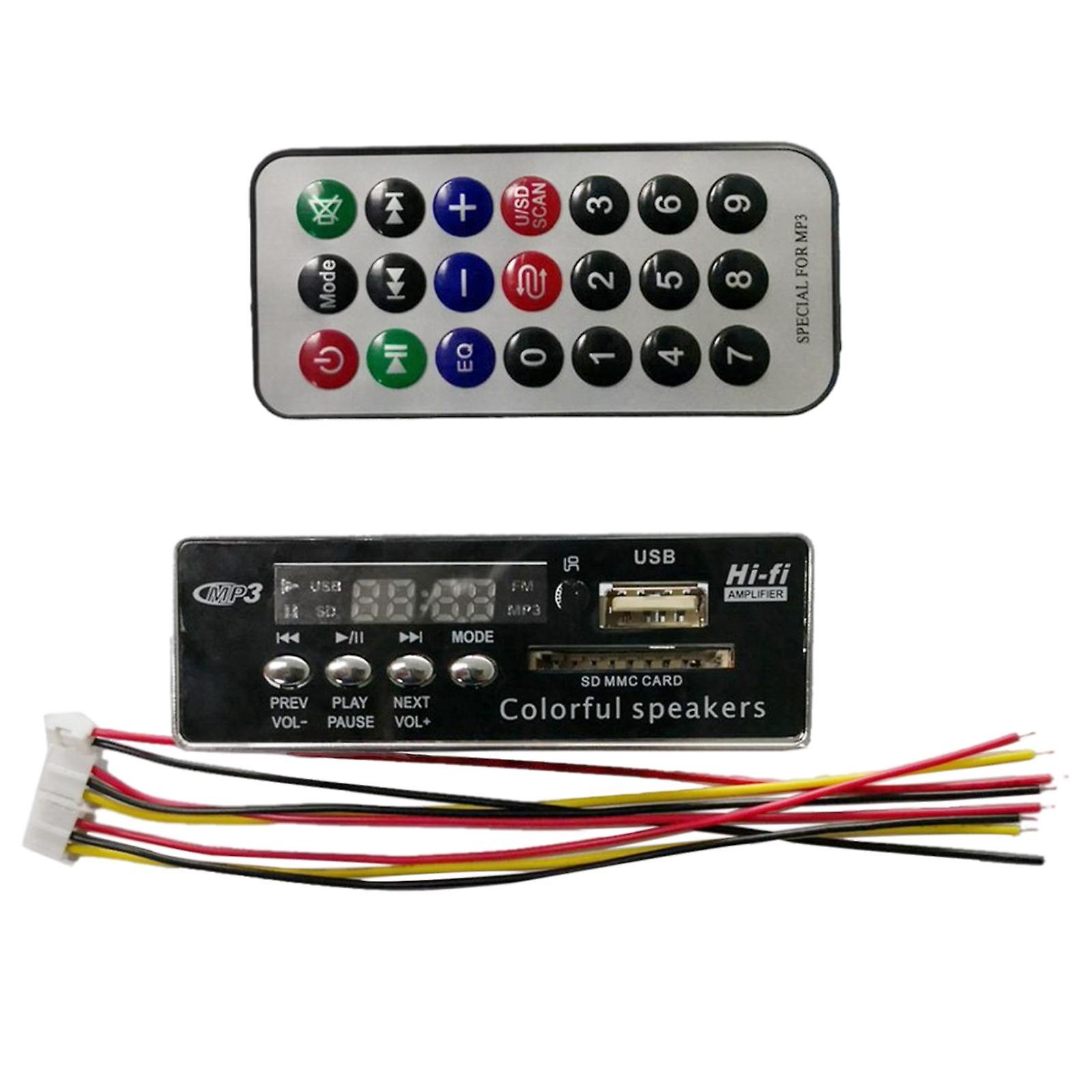 MP3 Audio Decoder Board Module Bluetooth 5.0 Lossless Radio for Speaker