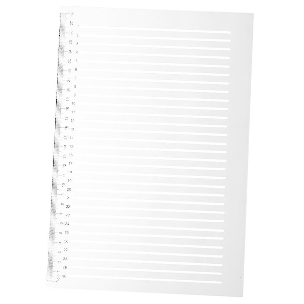 Soft Plastic Straight Ruler Measuring Tool Stencil for Student School Office