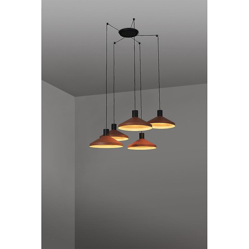 Faro KOMBO - Cluster Pendant Ceiling Light Orange, E27