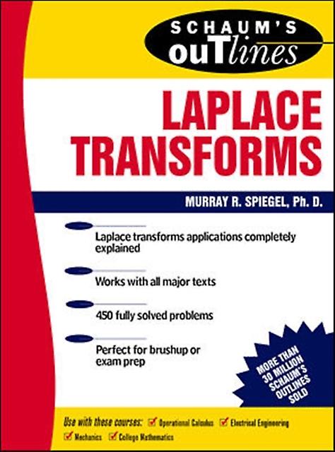 Schaums Outline Of Laplace Transforms by Murray Spiegel Paperback