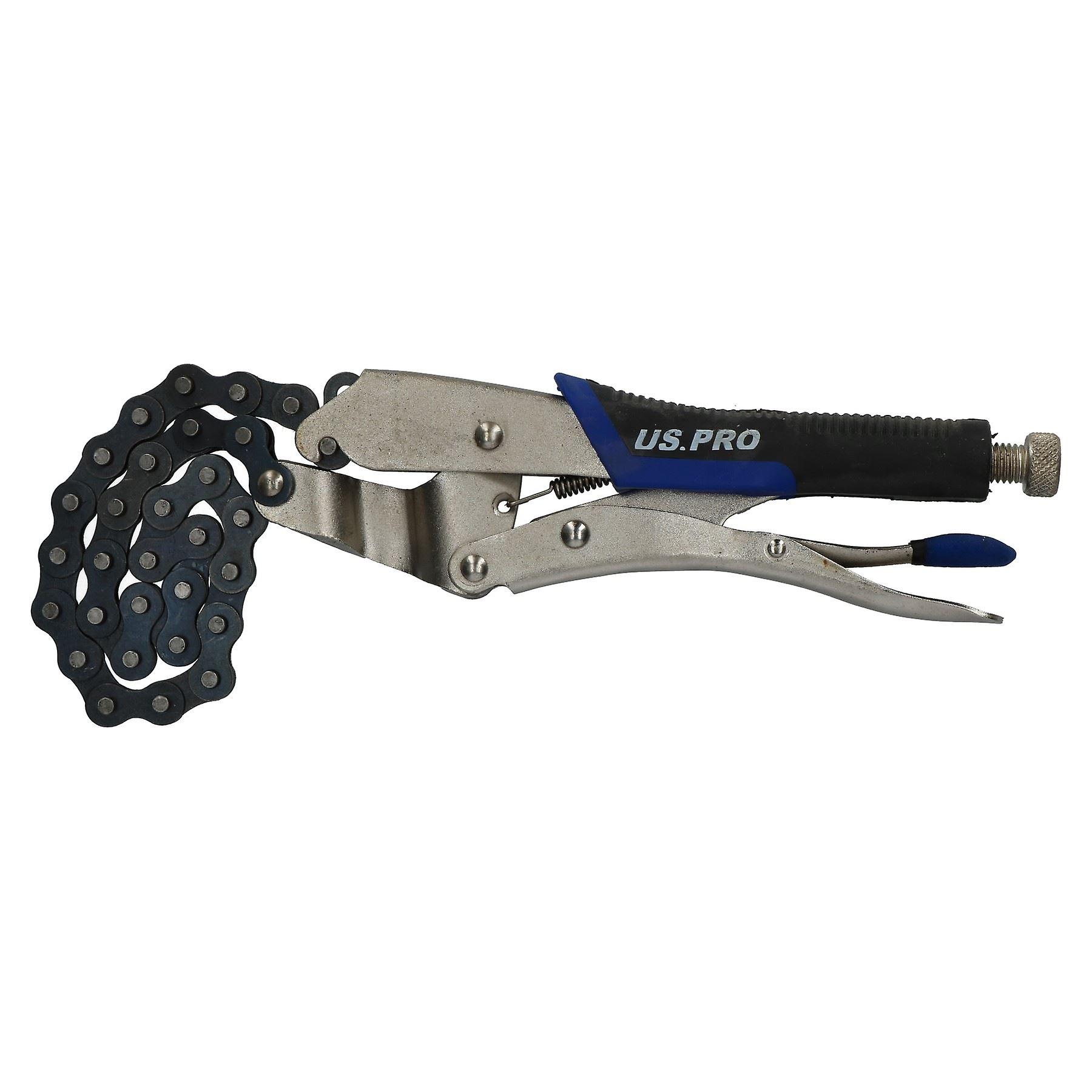 Locking Chain Wrench Oil Filter Removal Remover Clamp Up To 140mm Diameter