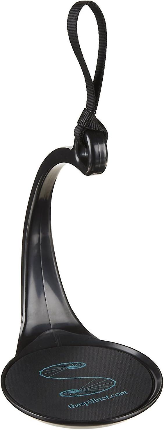 Splash Proof Cup, Gravity Proof Learning Cup, Can Easily Carry Hot And Cold Drinks At Home, Black Belt Handle And Glass Base