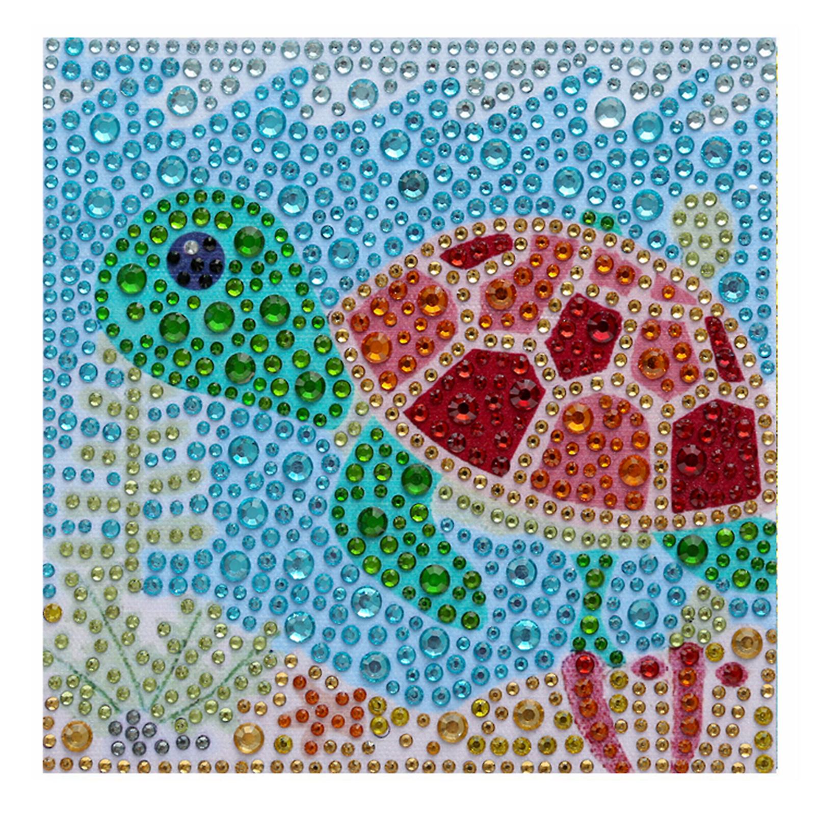 Diy 5d Diamond Painting Cute Tortoise Pattern 150x150mm