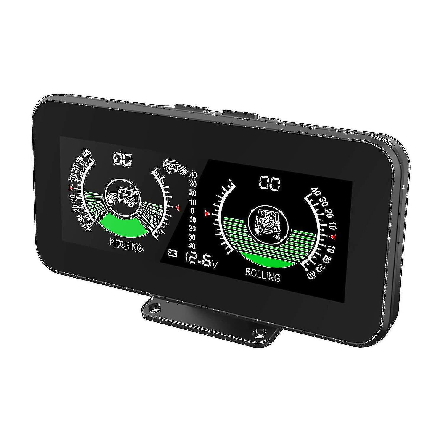 Car Digital Inclinometer, Car Angle Gps Slope Meter Speed Tilt Gauge For Suv, Van