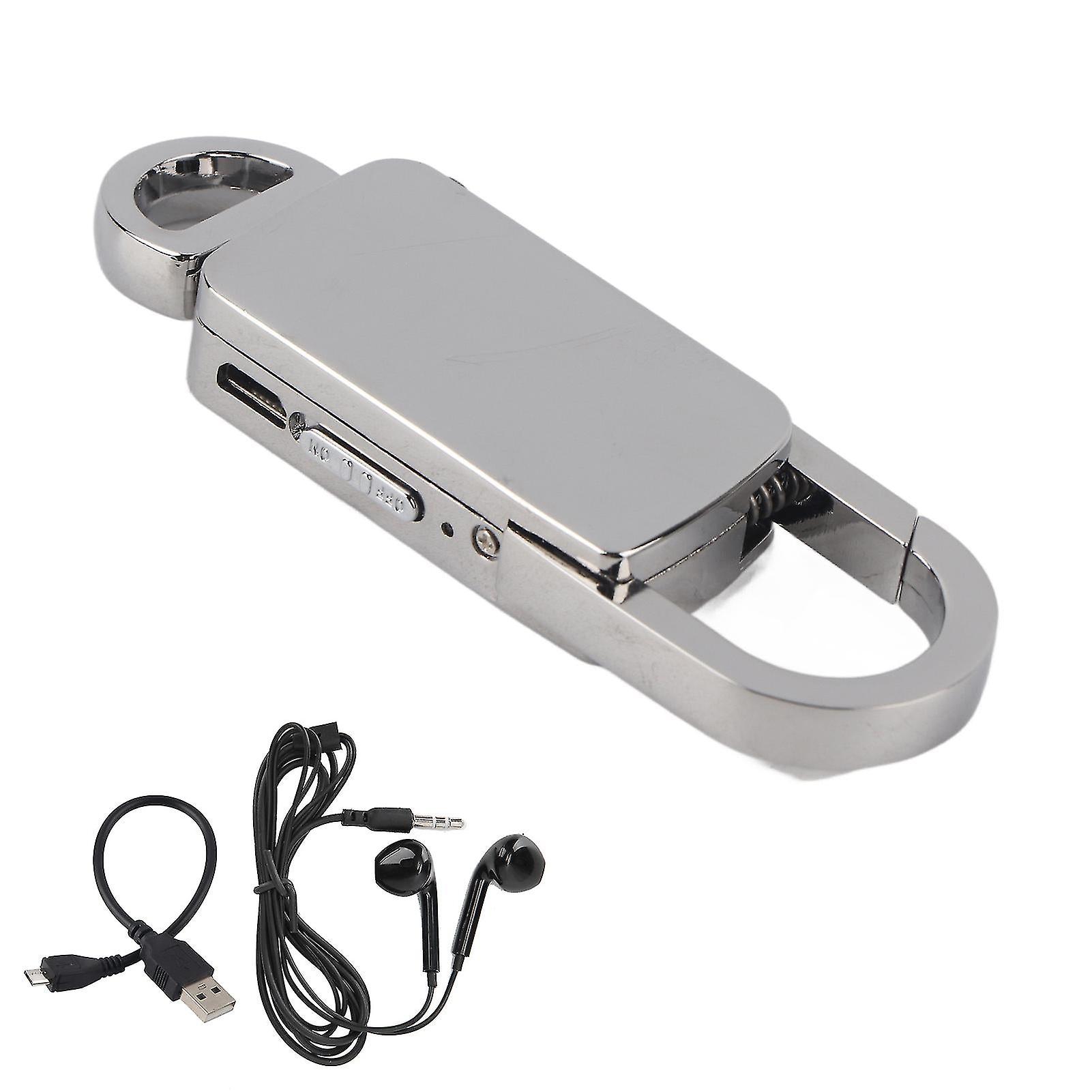Sound Recorder Mini Keychain Digital Voice Recorder Flash Drive Portable Mp3 Player8gb