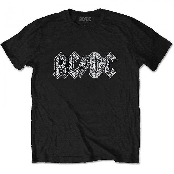 AC/DC Childrens/Kids Diamante Logo T-Shirt