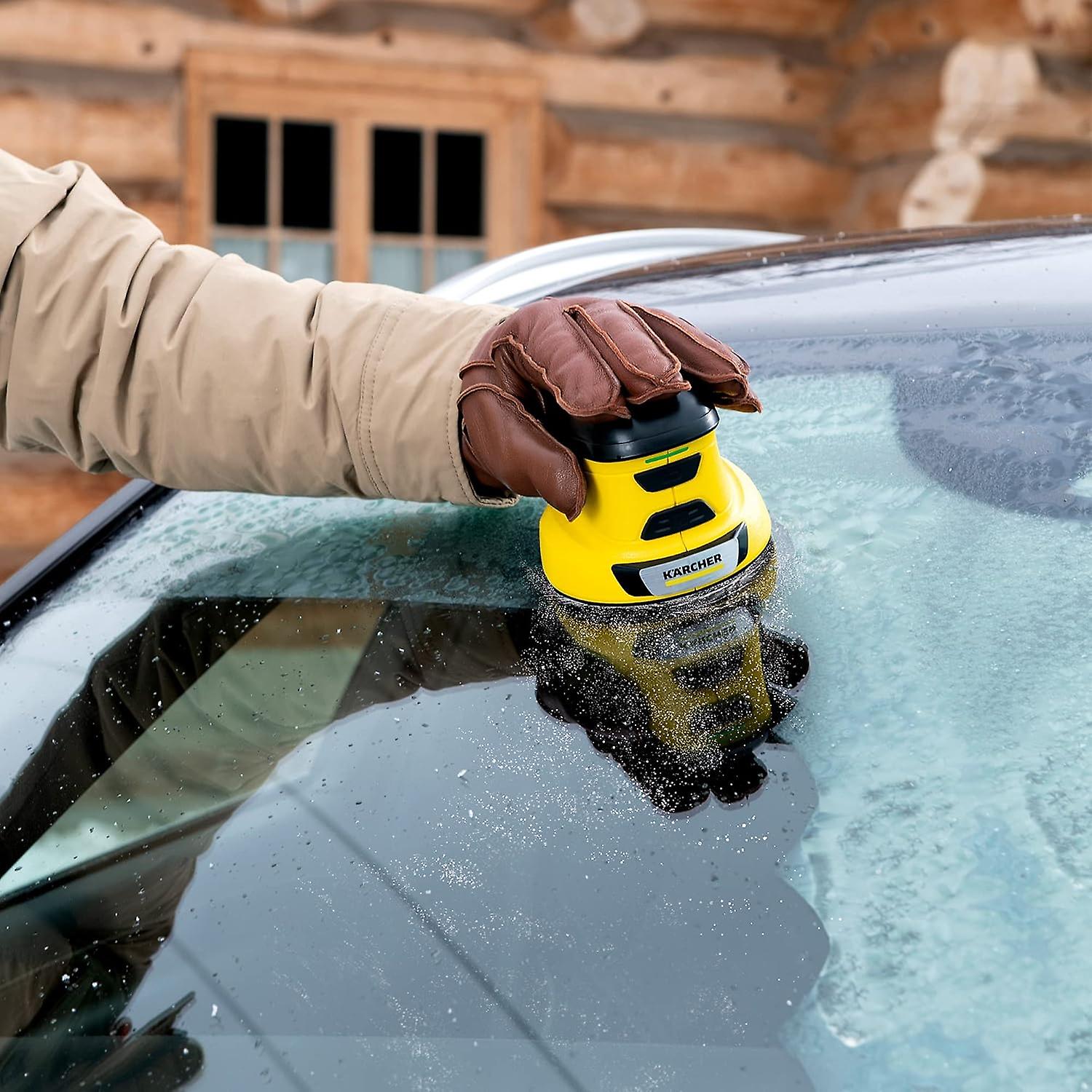 Windshield defroster for Kärcher Edi4 battery, yellow