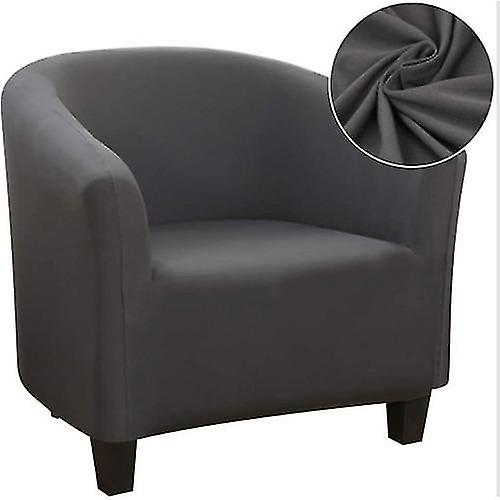 Chair Sofa Cushions Dark Gray Chair Cover Modern Velvet Plush Bathtub Chair