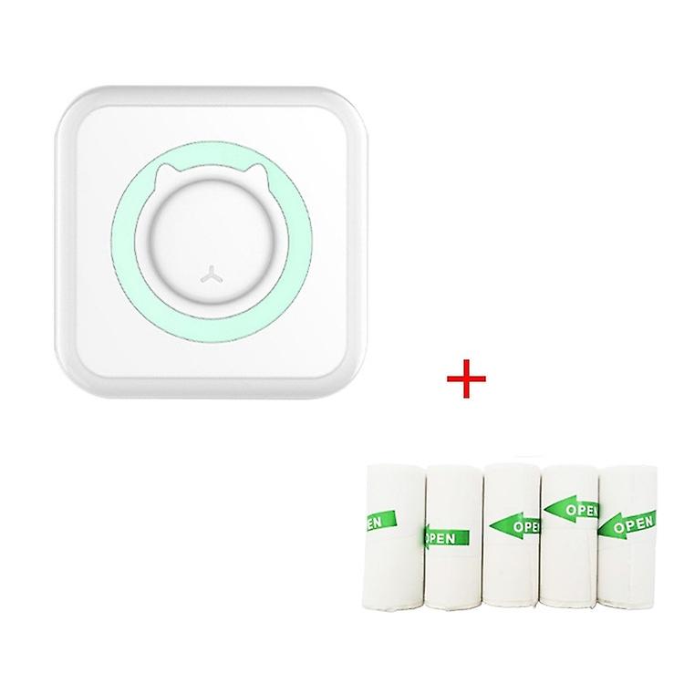 Mini Printer Green+5 Stickers