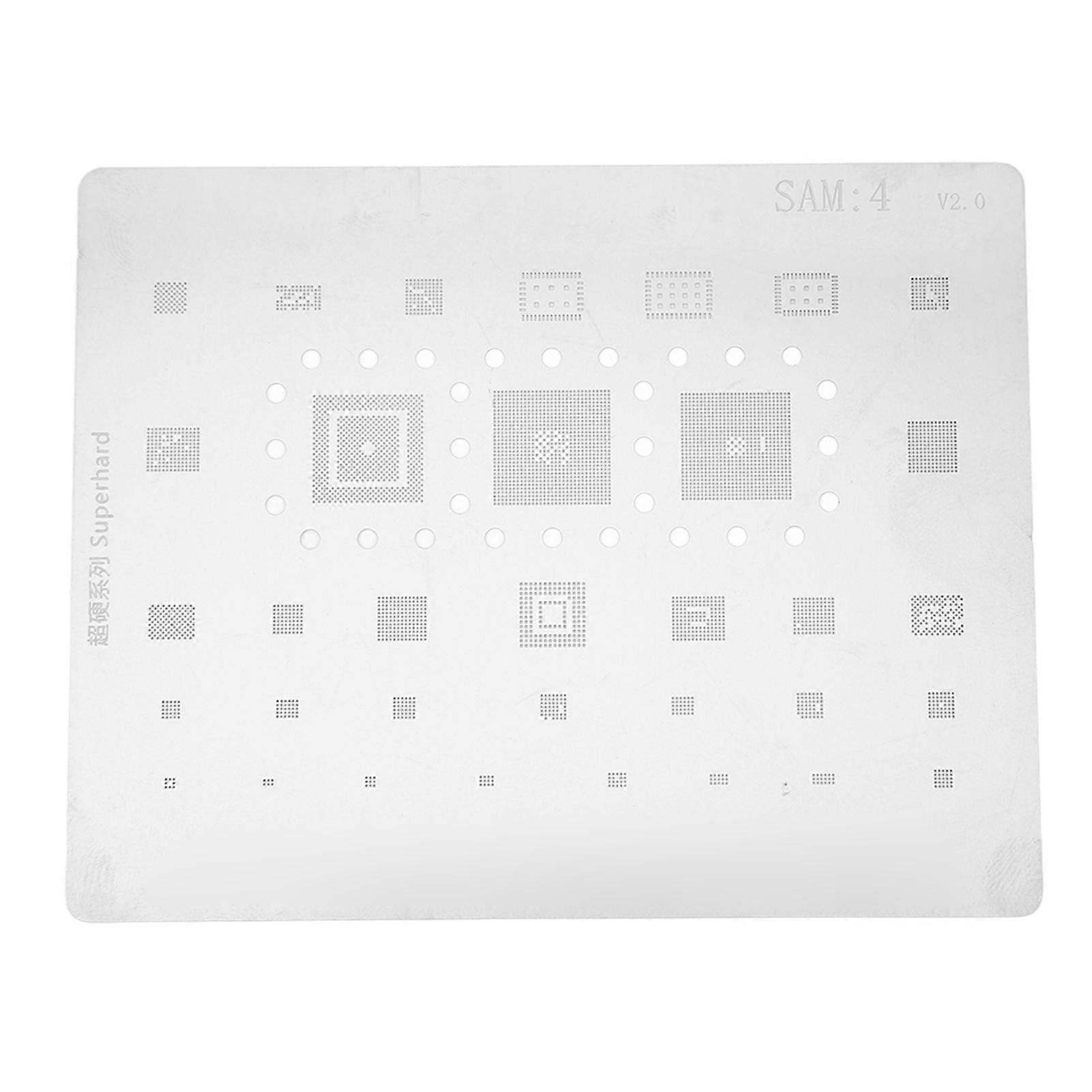Phone CPU BGA Reballing Stencil Reball Rework Template Screen for Samsung A520 A310 S5mini