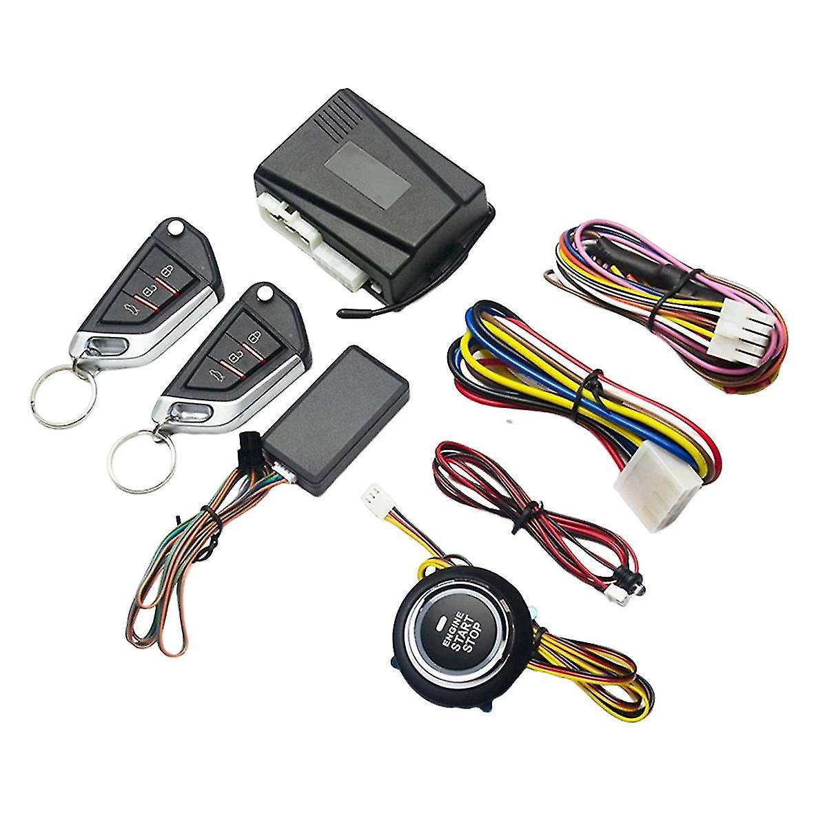 Mobile Phone Remote Control Start Car Autostart Engine 1 Button Start Stop System Automatic Engine Start Locking
