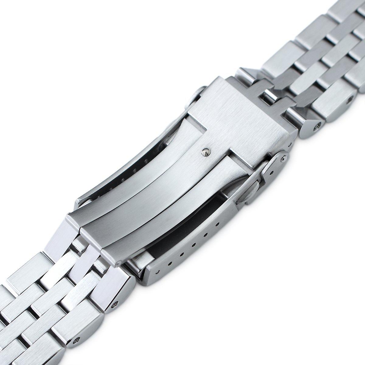 Strapcode Watch Bracelet 22mm Angus j Louis 316l Stainless Steel Watch