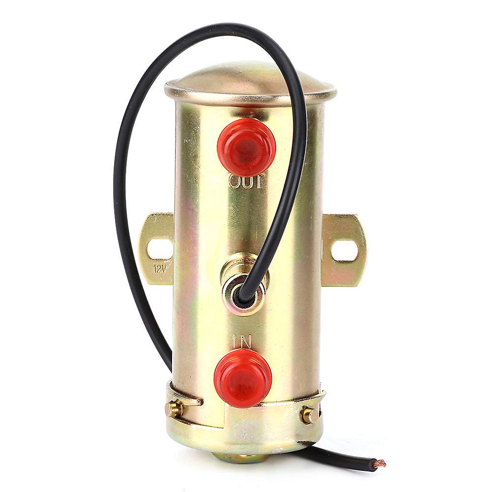 12V Copper Universal Auto Car Electric Fuel Pump Modification Accessory Part