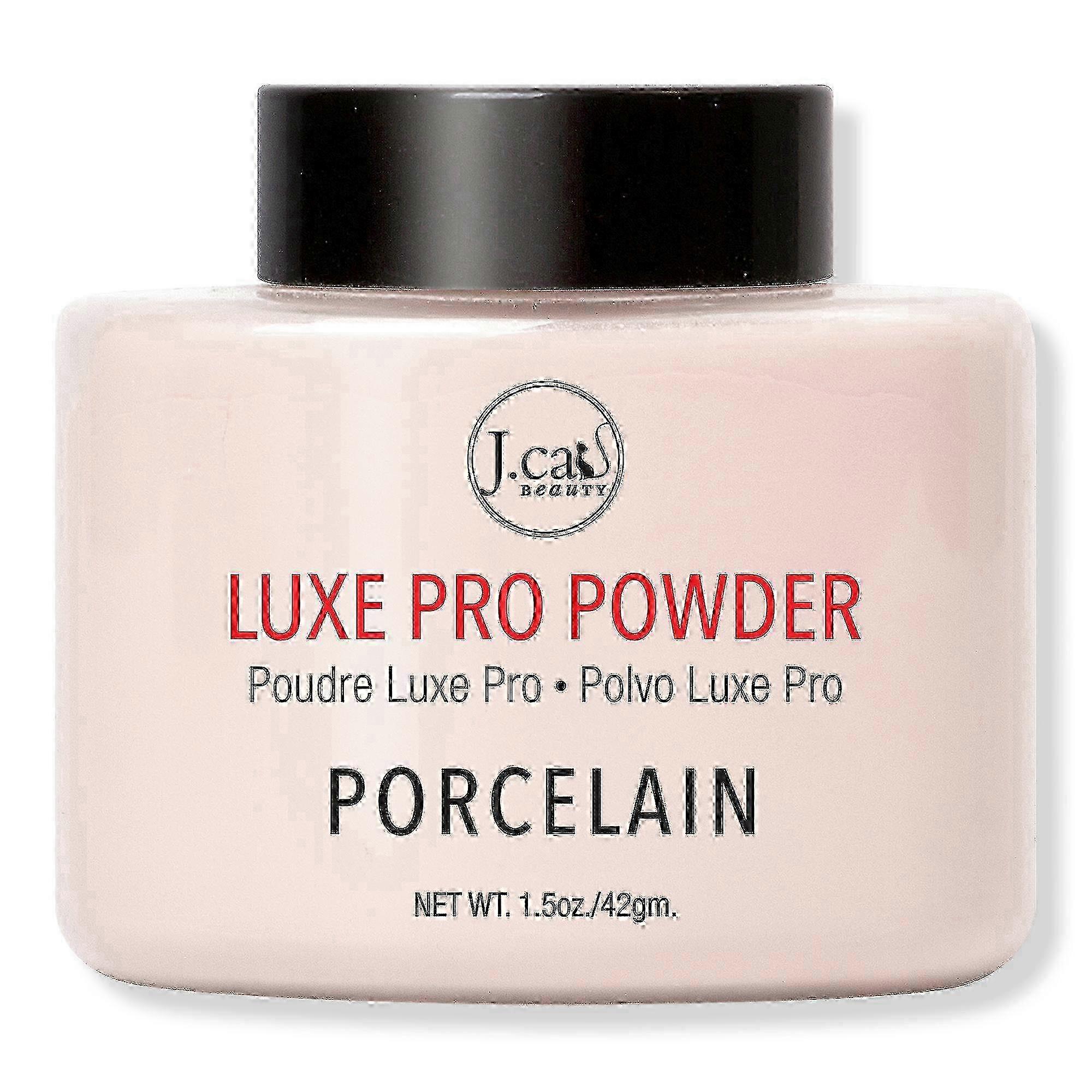 J.cat Beauty Luxe Pro Powder, Porcelain, 1.5 Oz