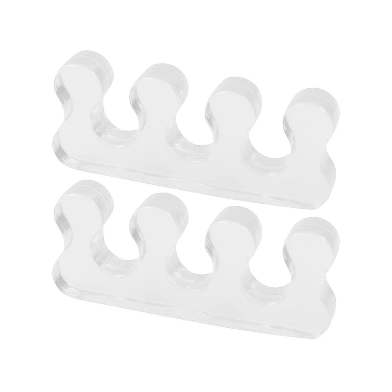 Toe Separators Silicone Hammer Toe Correctors Silicone Hammer Toe Corrector Toe Separators Hallux Valgus (transparent*2)-dwdz
