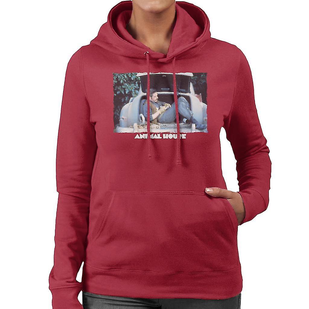 Animal House Daniel Simpson Sitting In Car Boot Women's Hooded Sweatshirt