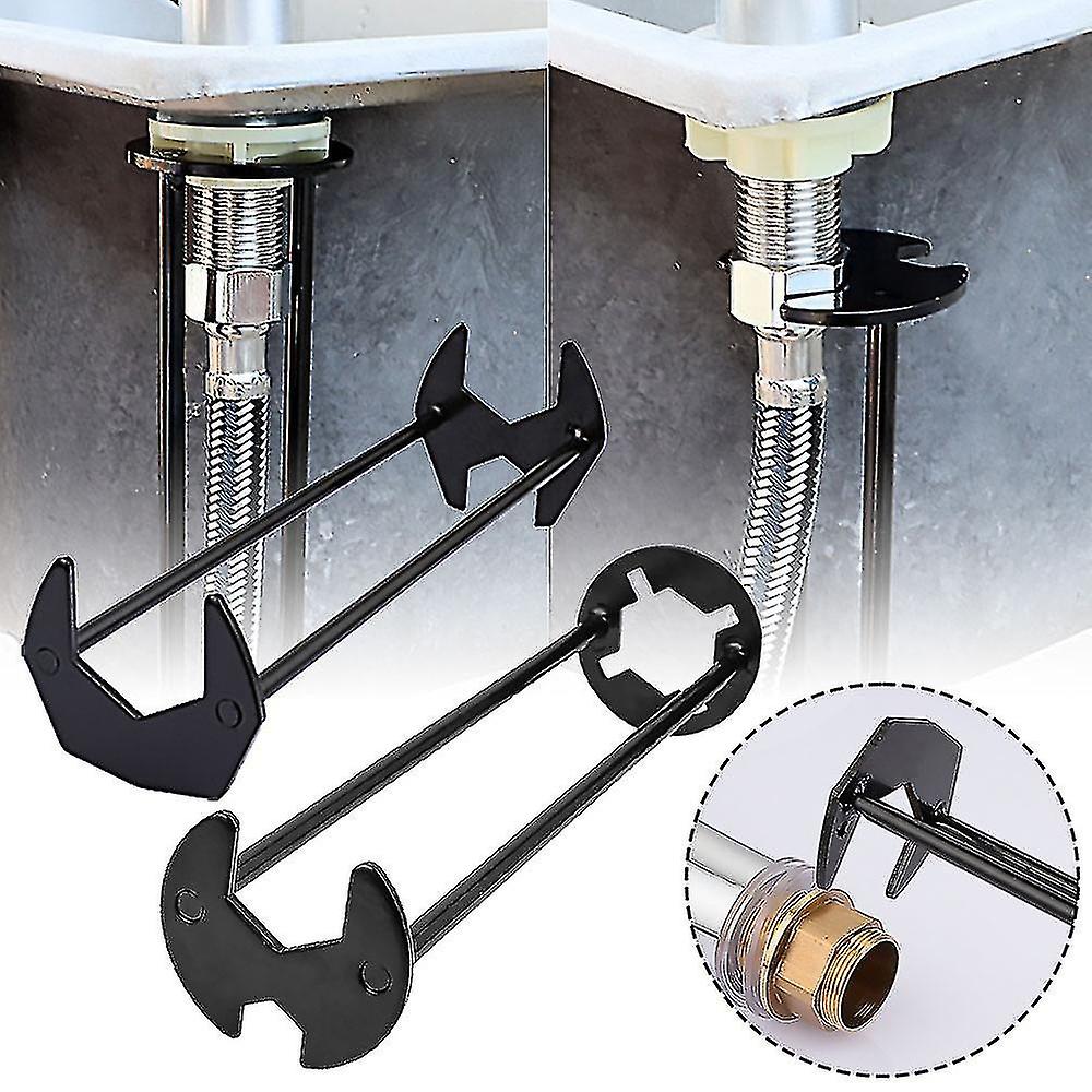 Multifunctional Sink Wrench Faucet Hose Hexagonal Socket Bathroom Pipe Installation Tool Disassembly