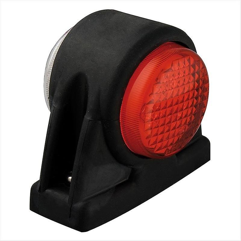 Outline marker light 12/24V red/white 101x82mm LED