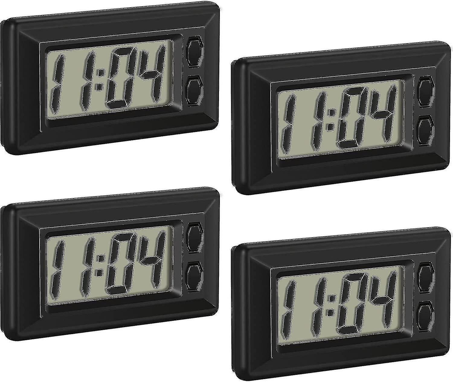 Electronic clock with sticky pad LCD digital car clock car-Yujia
