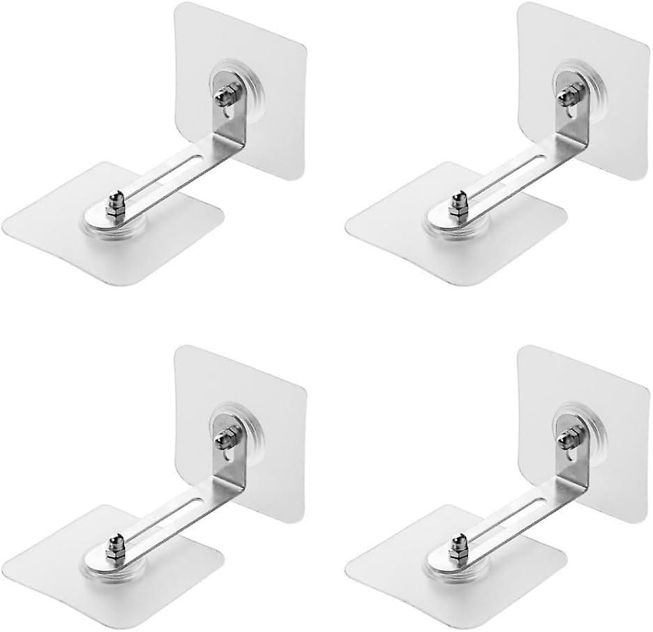 Adhesive Furniture Wall Anchors (4 Pairs), Anti Tip Furniture Straps Kit for Baby Proofing, Secure Bookcase Dresser Shelf Cabinet to Wall for Child S