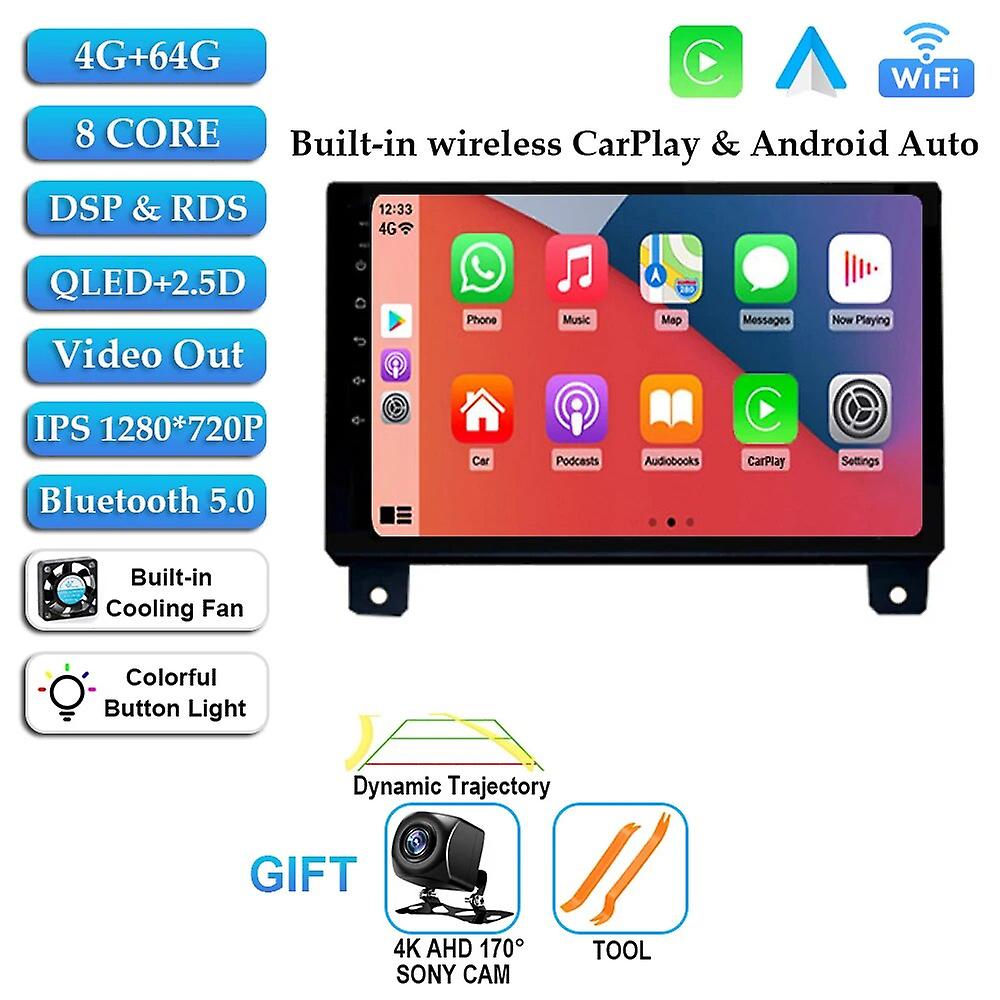 10.1'' Inch Android 13 For Trumpchi Gs8 2017-2019 Car Radio Multimedia Video Player Gps Navigation Carplay Auto 4g Wifi Dsp Dvd