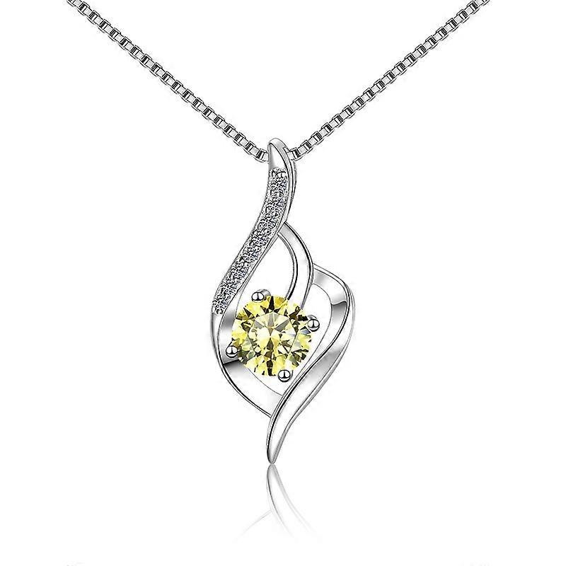 Necklace-Asymmetric Sparkle-1ct Moissanite-Unique Gift