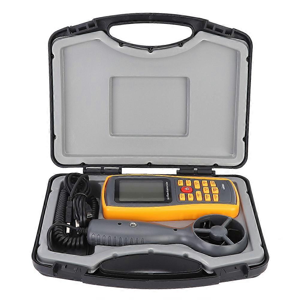 GM8902 Digital LCD Portable Digital Anemometer Wind Speed Gauge Wind Temperature Meter