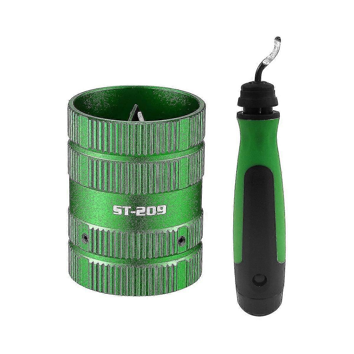 Pipe Deburring Tool Set, Plumbing Tools Od 1/4 To 1-5/8 Pipe Reamer, Pvc And Copper Pipe Cutter Too