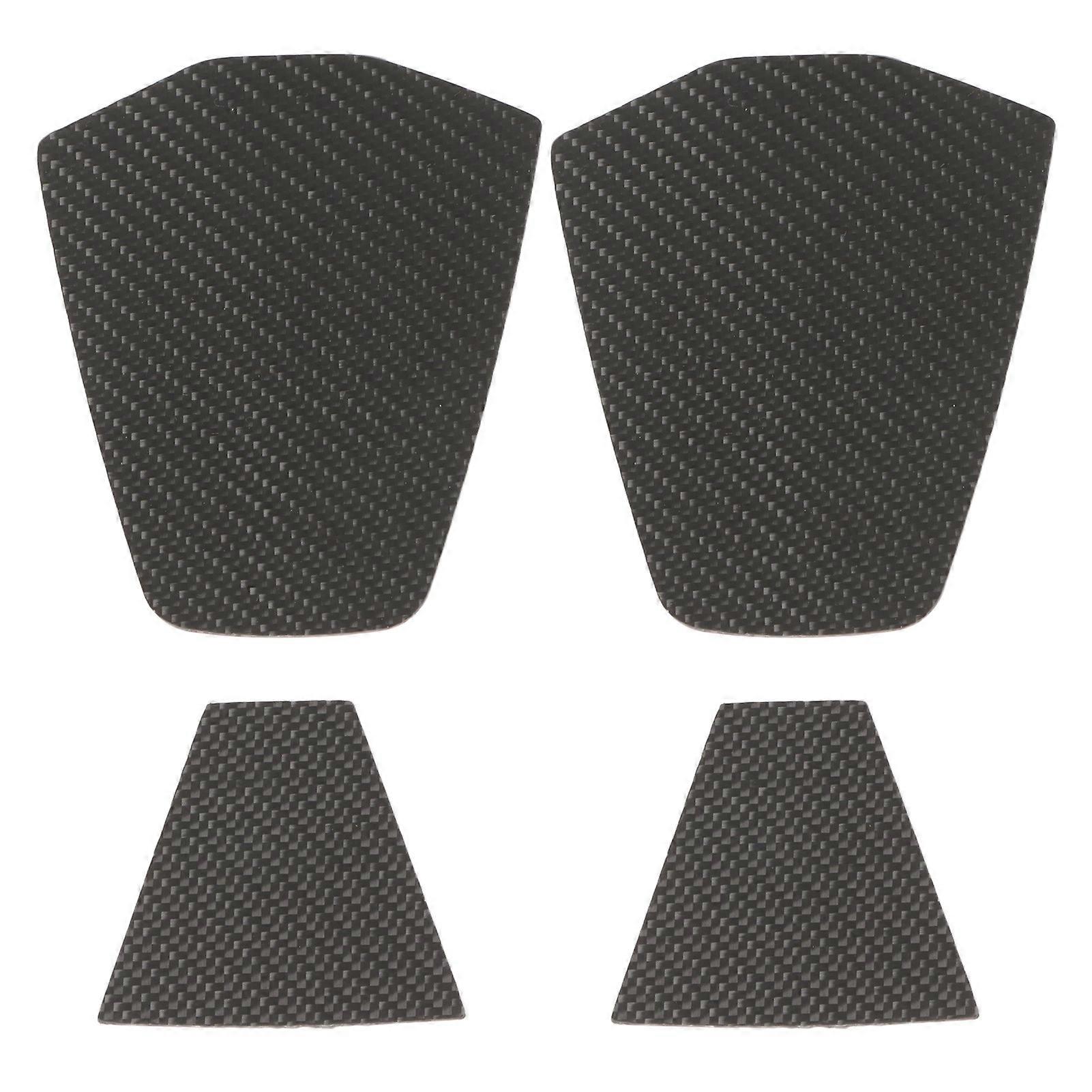 4Pcs Carbon Fiber UTV Seat Headrest Panel Trim Replacement for Polaris RZR PRO XP 2021 Onwards E2U311