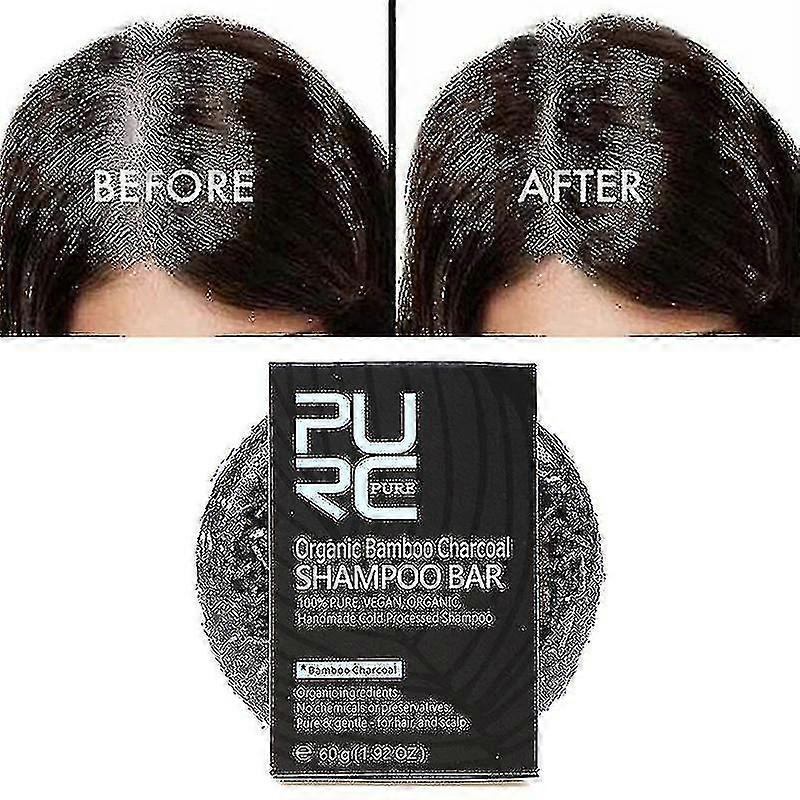 Haarkleurverf Behandeling Bamboe Houtskool Clean Detox Zeep Bar Zwart Haar Shampoo