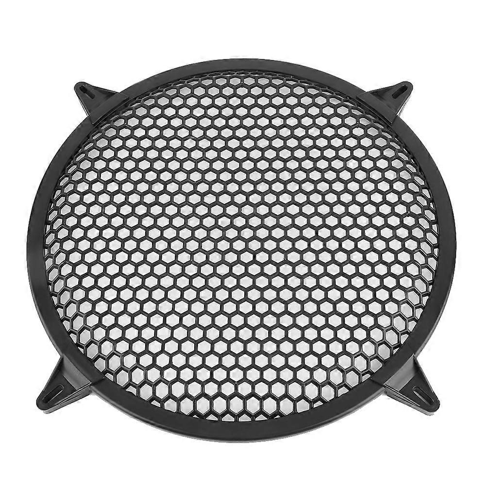 Car Audio Plastic Mesh Cover Woofer Speaker Modification Protect Guard 12inch