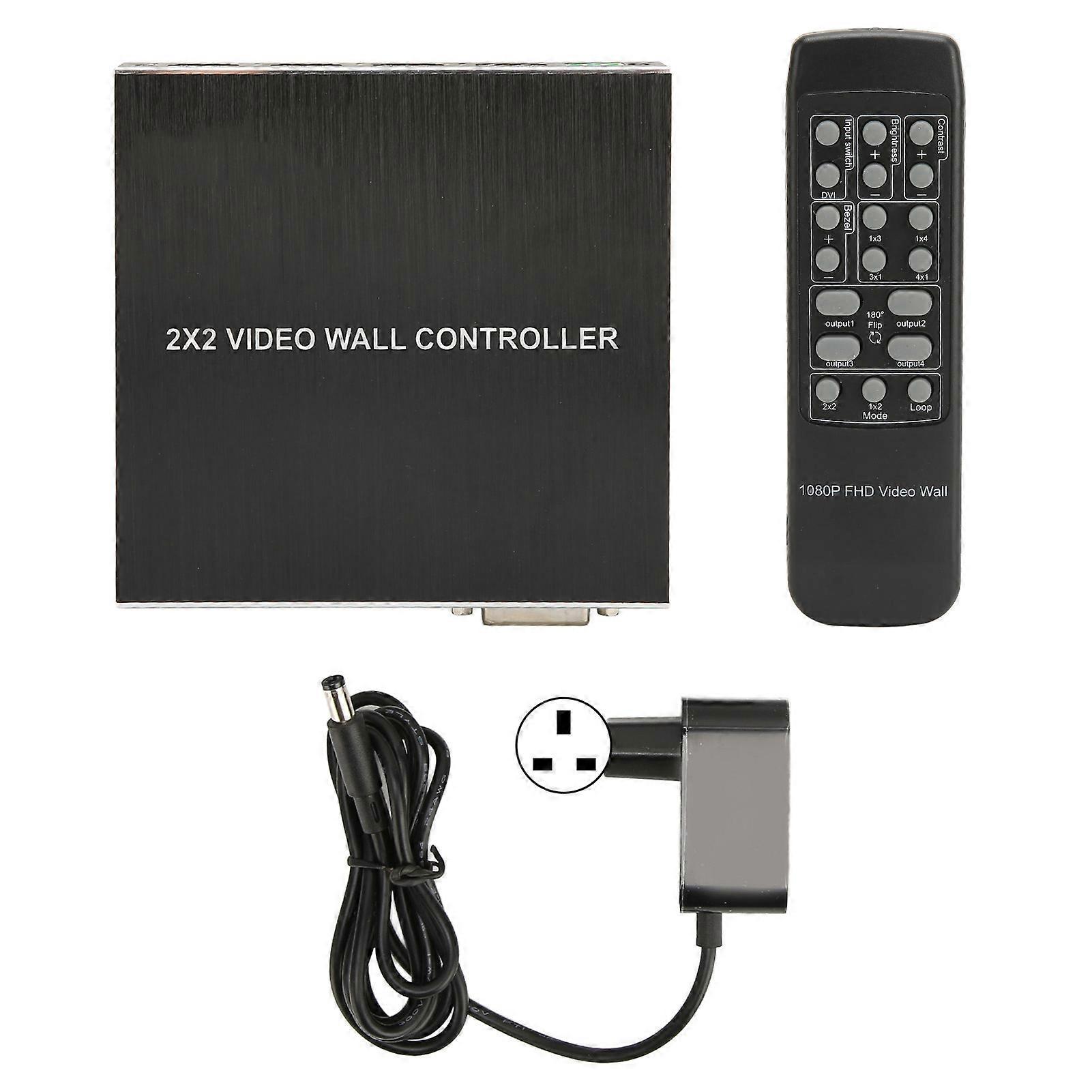 Hd Multimedia Interface Switch 2 In 2 Out 4k Support Hdcp 2.2 3d Video Splitter With Edid Extractor Ir Remote 100240v Uk Plug