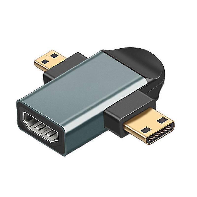 Mini and Micro HDMI-compatible Male to HDMI Splitter