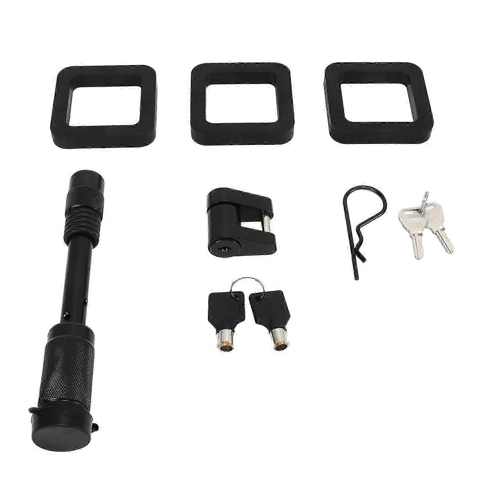 Trailer Hitch Locking Pin and Coupler Lock Rust Proof for RV Truck Engineering Vehicle Camper 5/8in 1/4in
