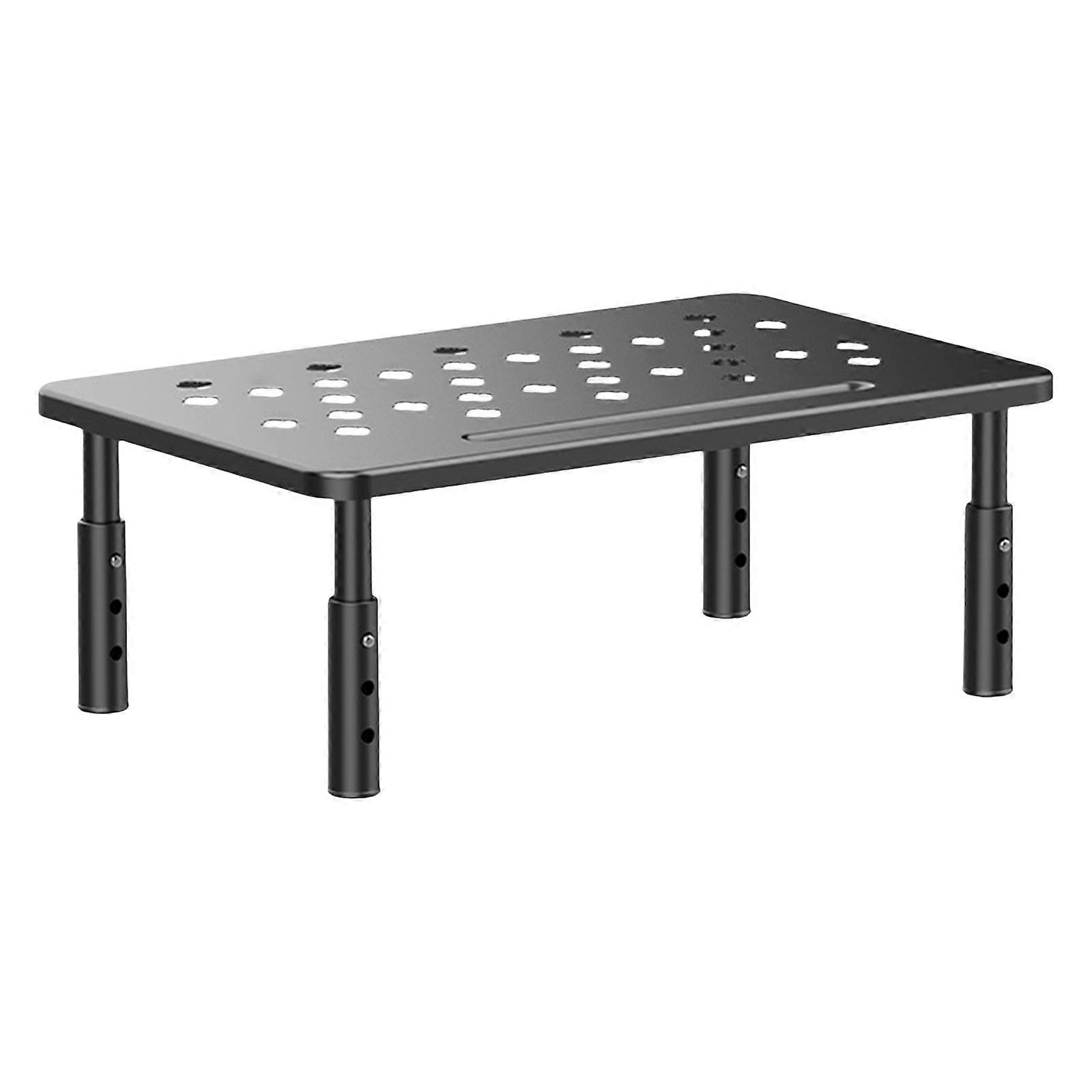 Monitor Stand Riser Cellphone Holder Practical for Household Office Tabletop Black